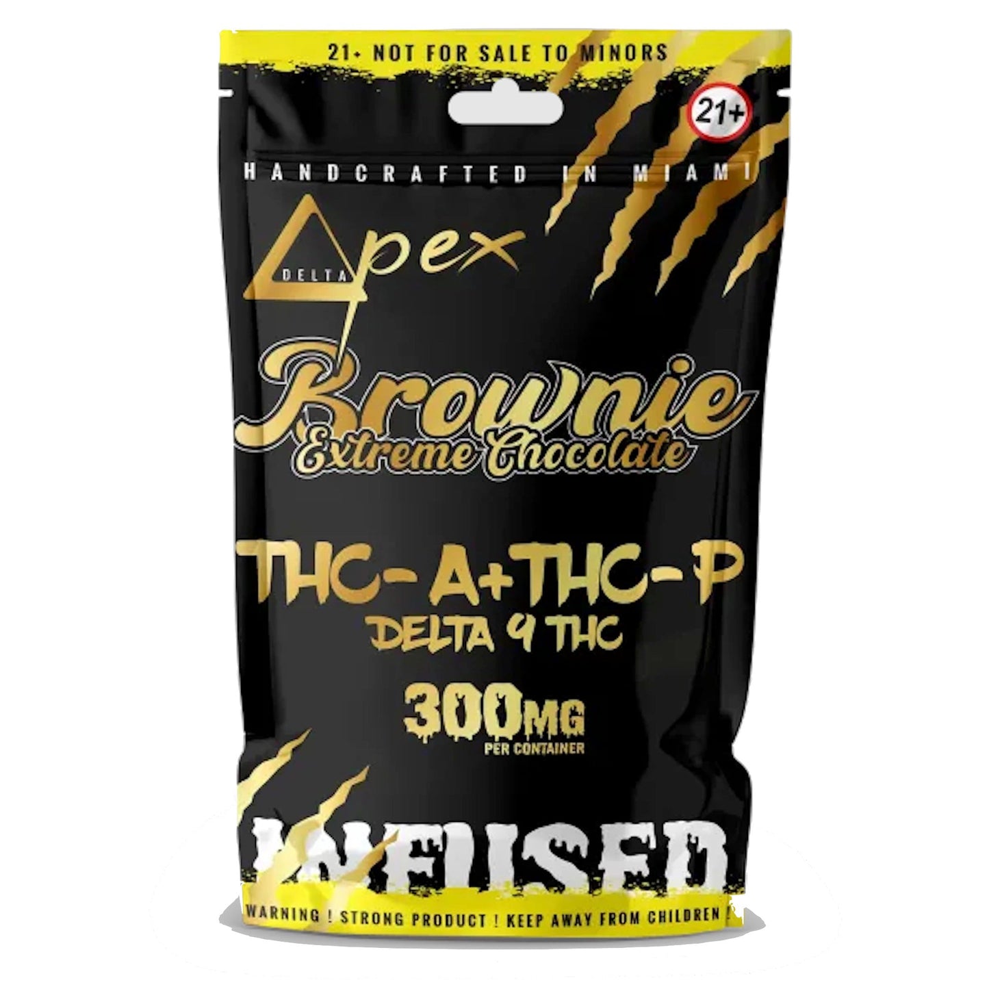 Delta Pex Xtreme Chocolate THC-A Brownies 300mg