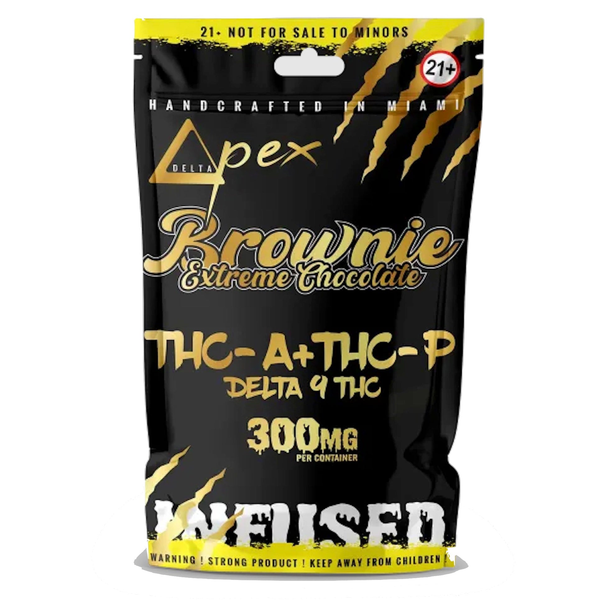 Delta Pex Xtreme Chocolate THC-A Brownies 300mg