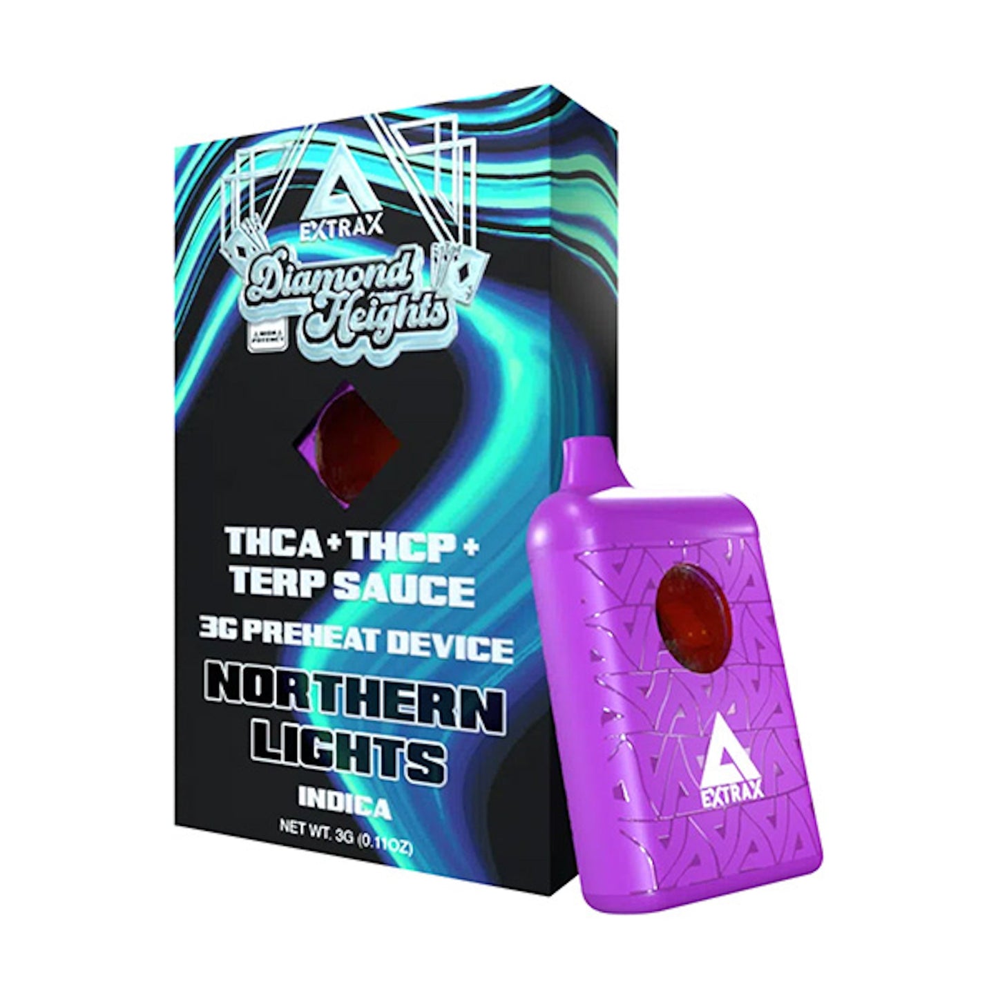Extrax Diamond Heights THC-A Vaporizer 3000mg