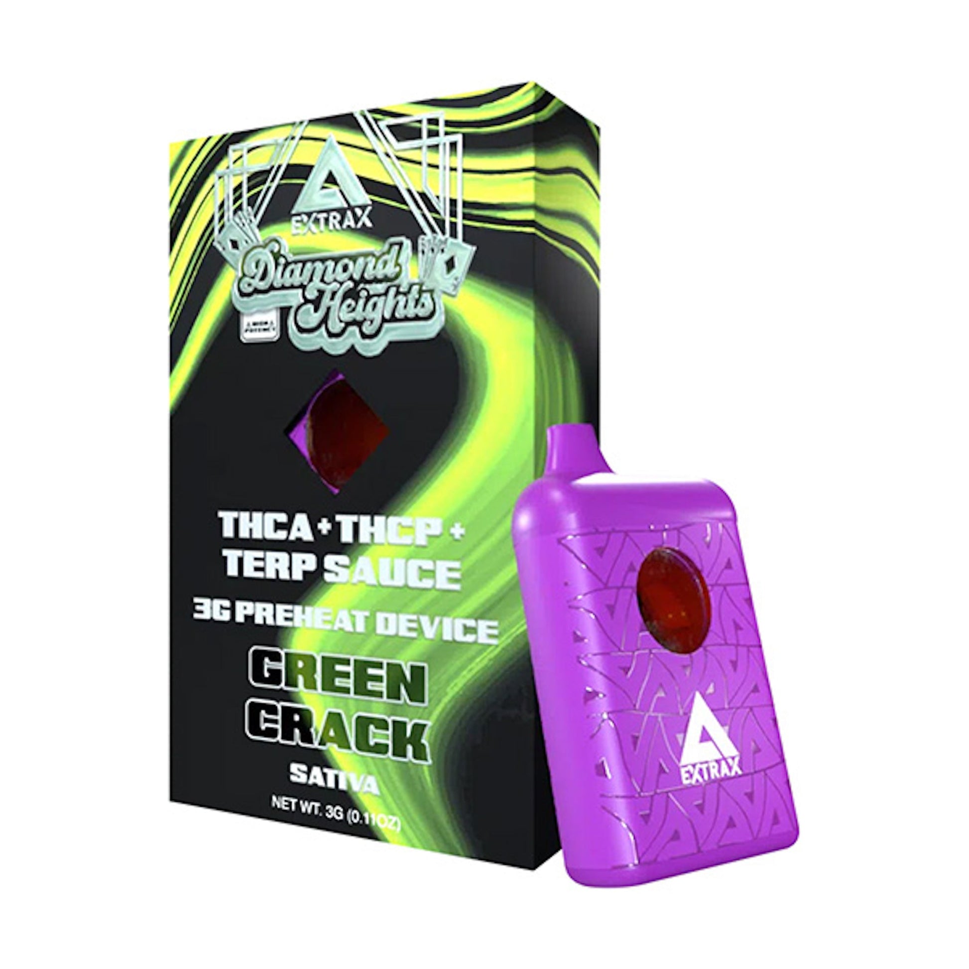 Extrax Diamond Heights THC-A Vaporizer 3000mg