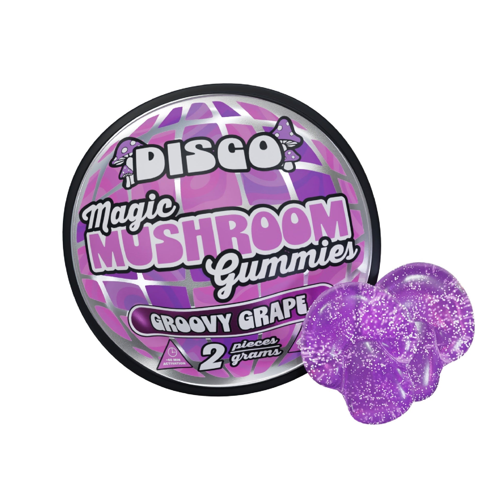 Disco Magic Mushroom Gravity Gummies 2000mg