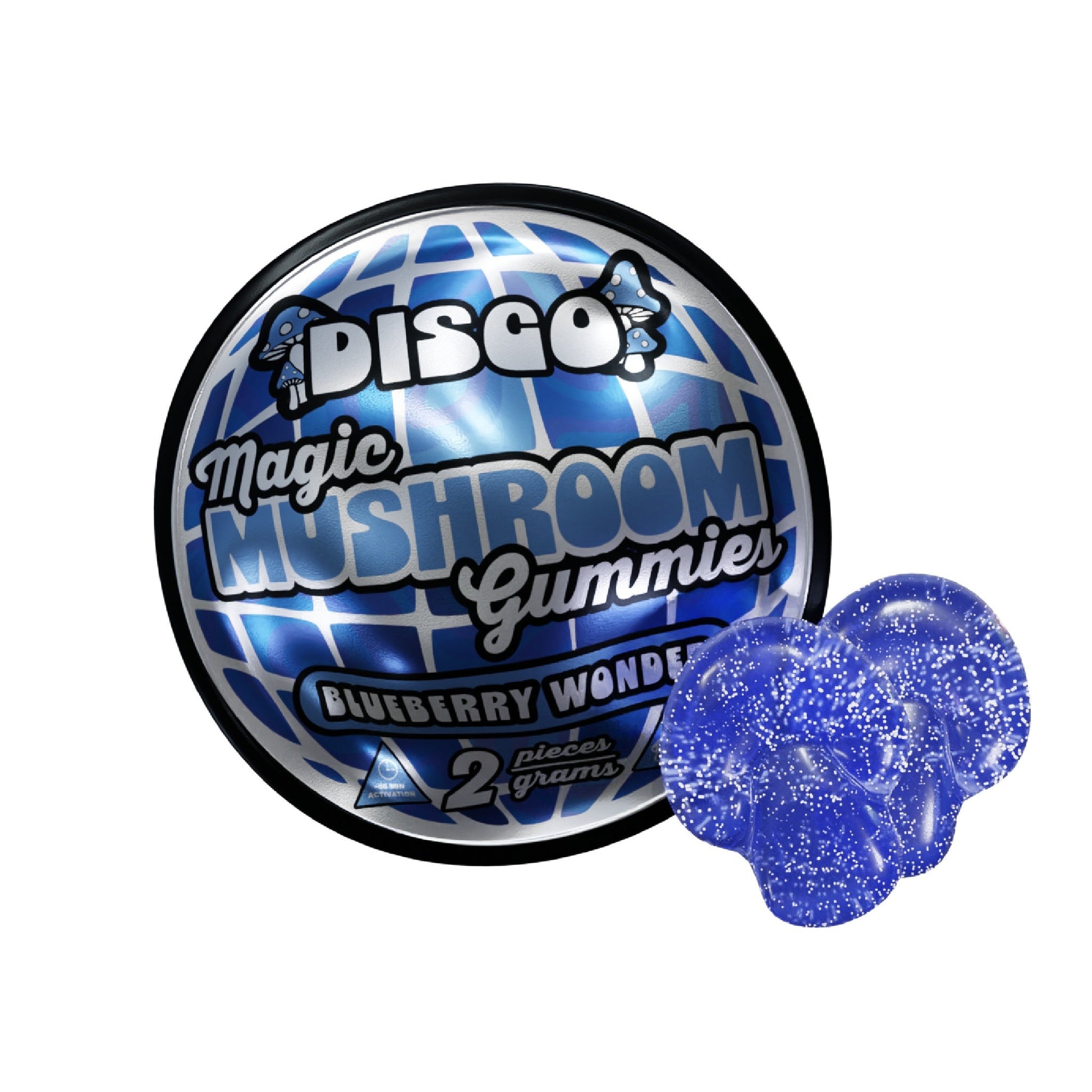 Disco Magic Mushroom Gravity Gummies 2000mg