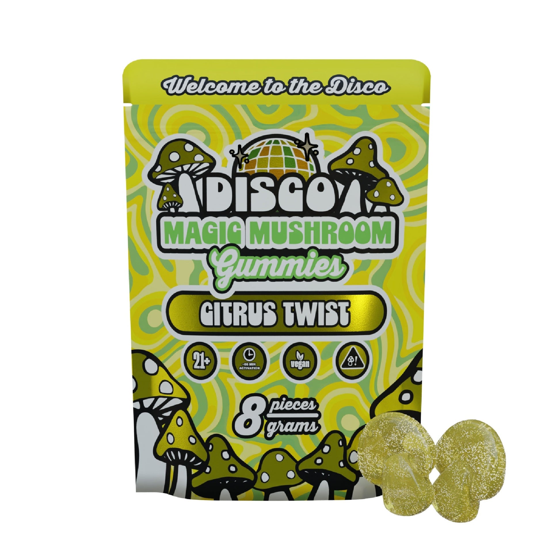 Disco Magic Mushroom Gummies 8000mg 8ct