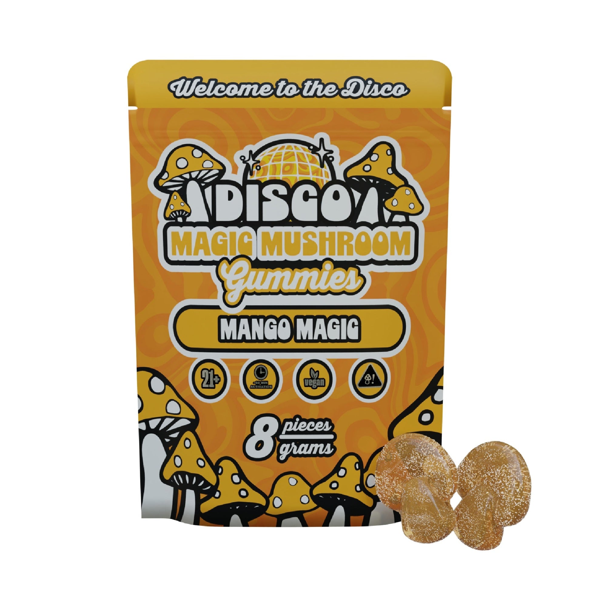 Disco Magic Mushroom Gummies 8000mg 8ct