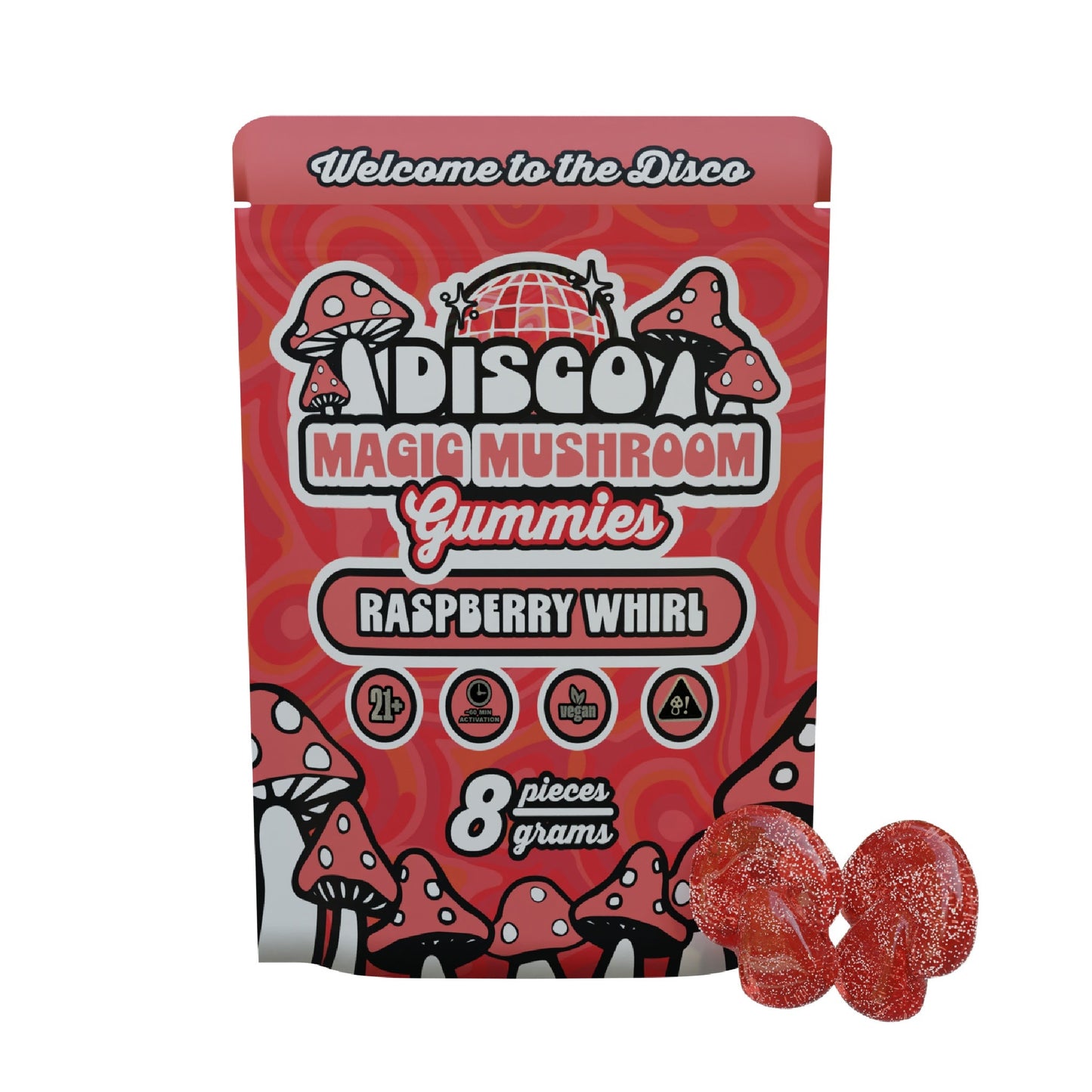 Disco Magic Mushroom Gummies 8000mg 8ct