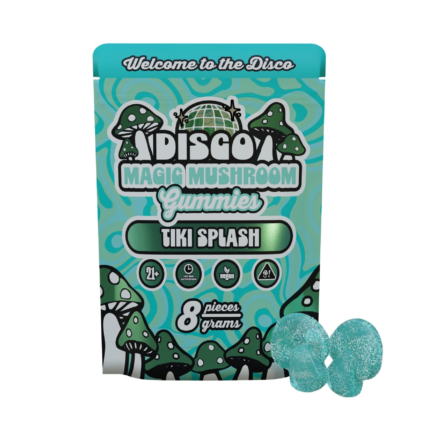 Disco Magic Mushroom Gummies 8000mg 8ct