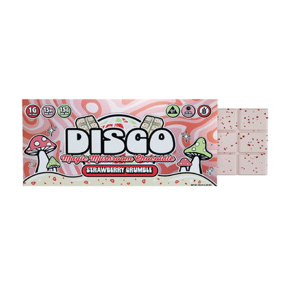 Disco Mushrooms Magic Mushroom Chocolate Bar 15g