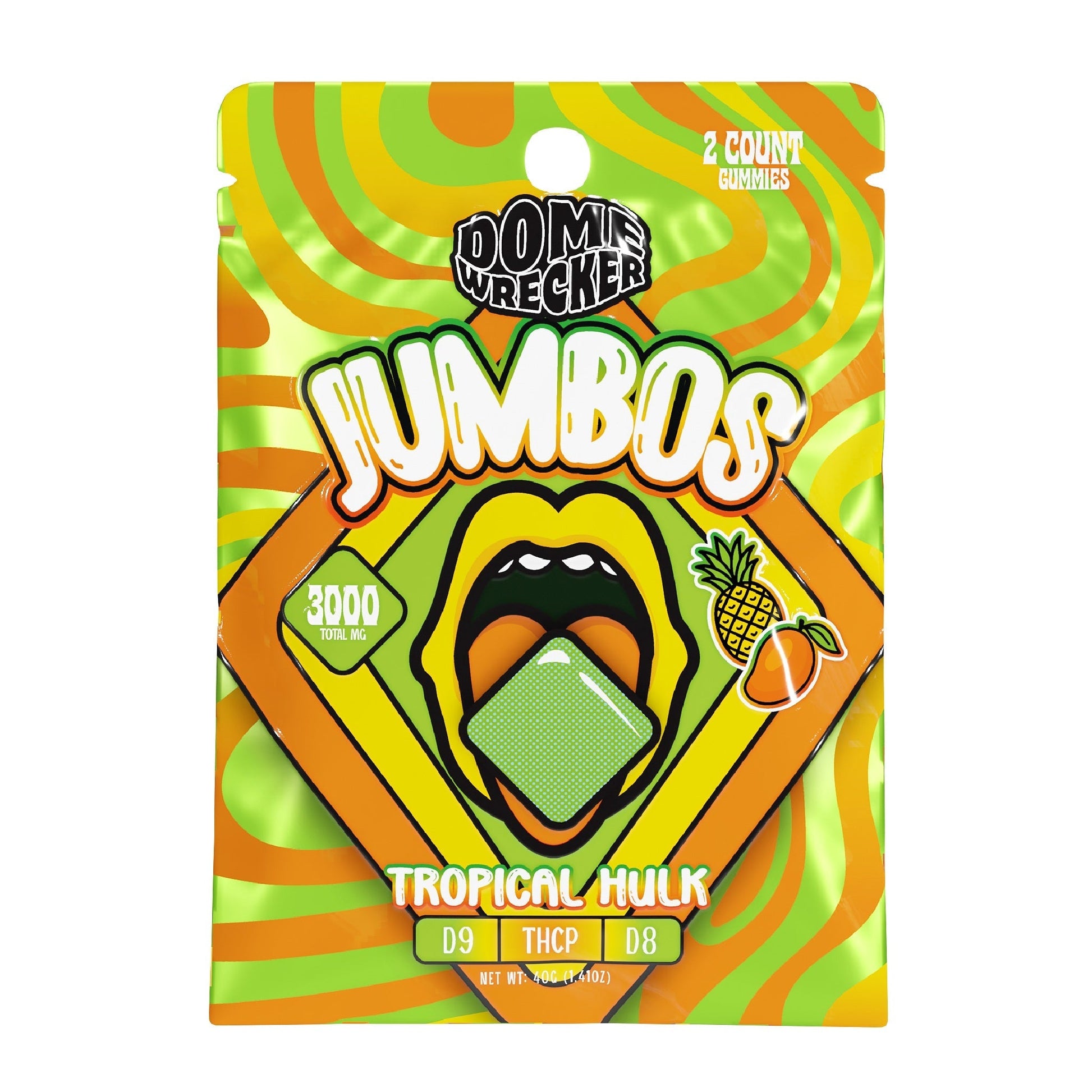 Dome Wrecker Jumbo Gummies 3000mg 2ct