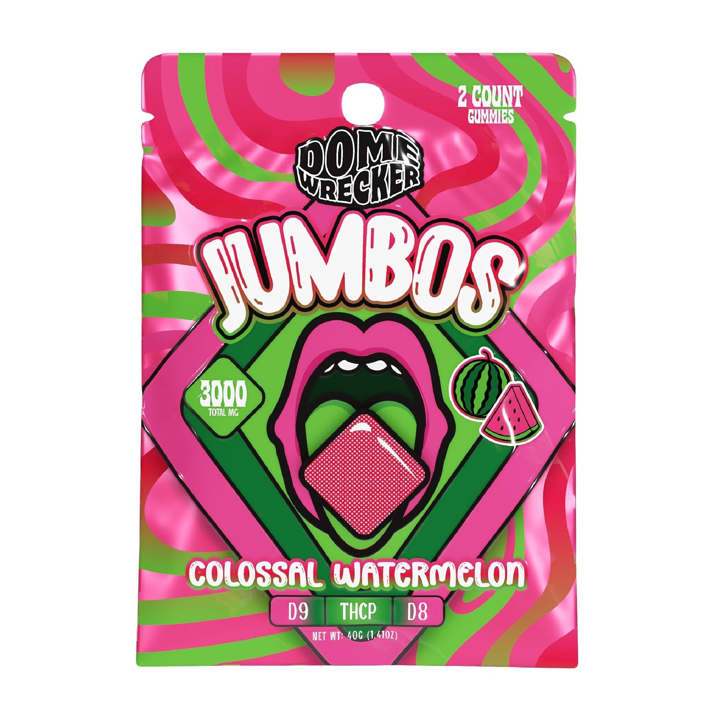 Dome Wrecker Jumbo Gummies 3000mg 2ct