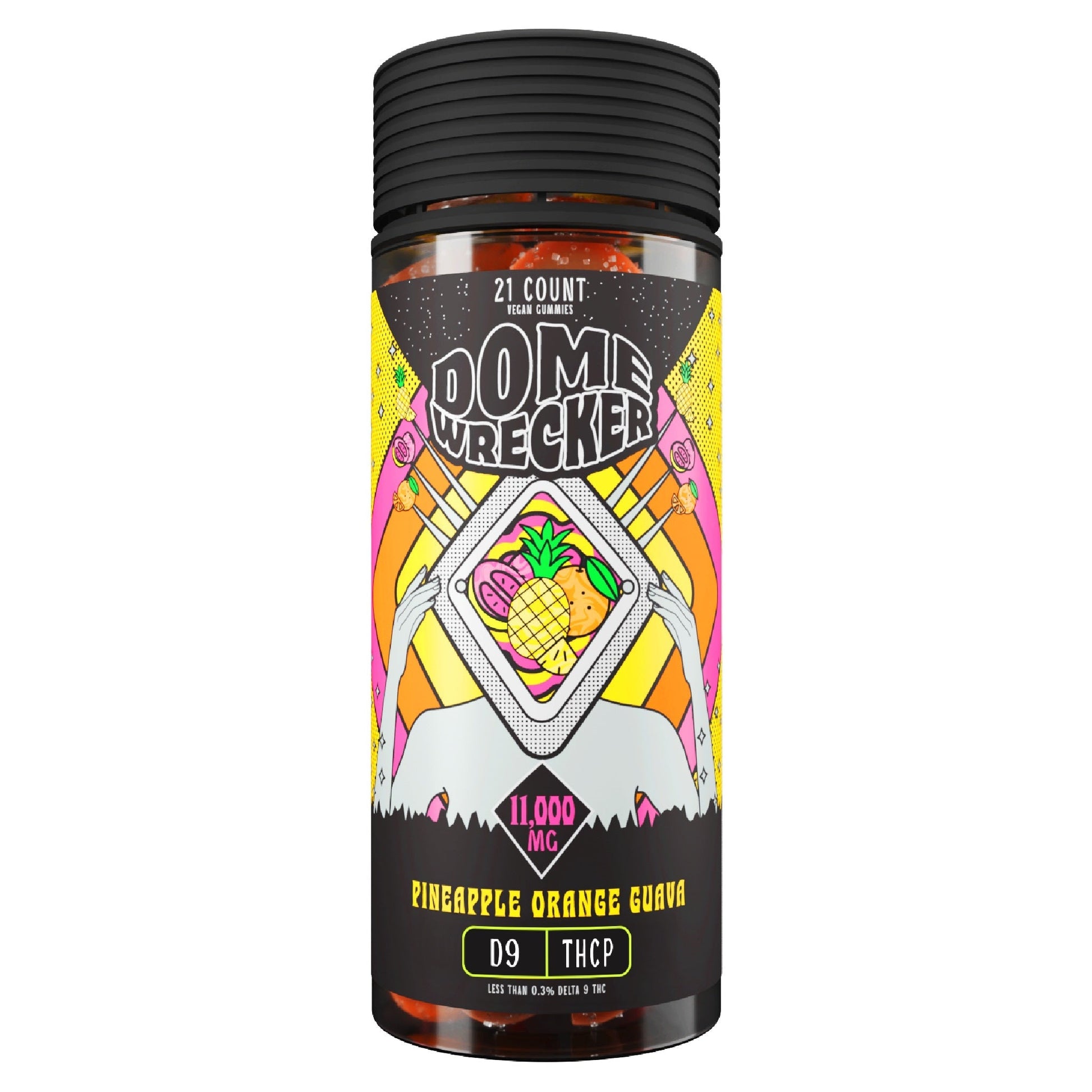 Dome Wrecker THC-P Delta 9 Gummies 11000mg