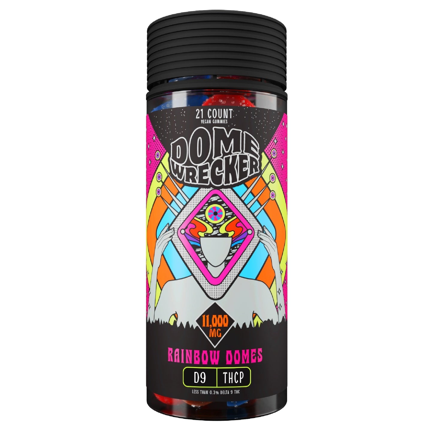 Dome Wrecker THC-P Delta 9 Gummies 11000mg
