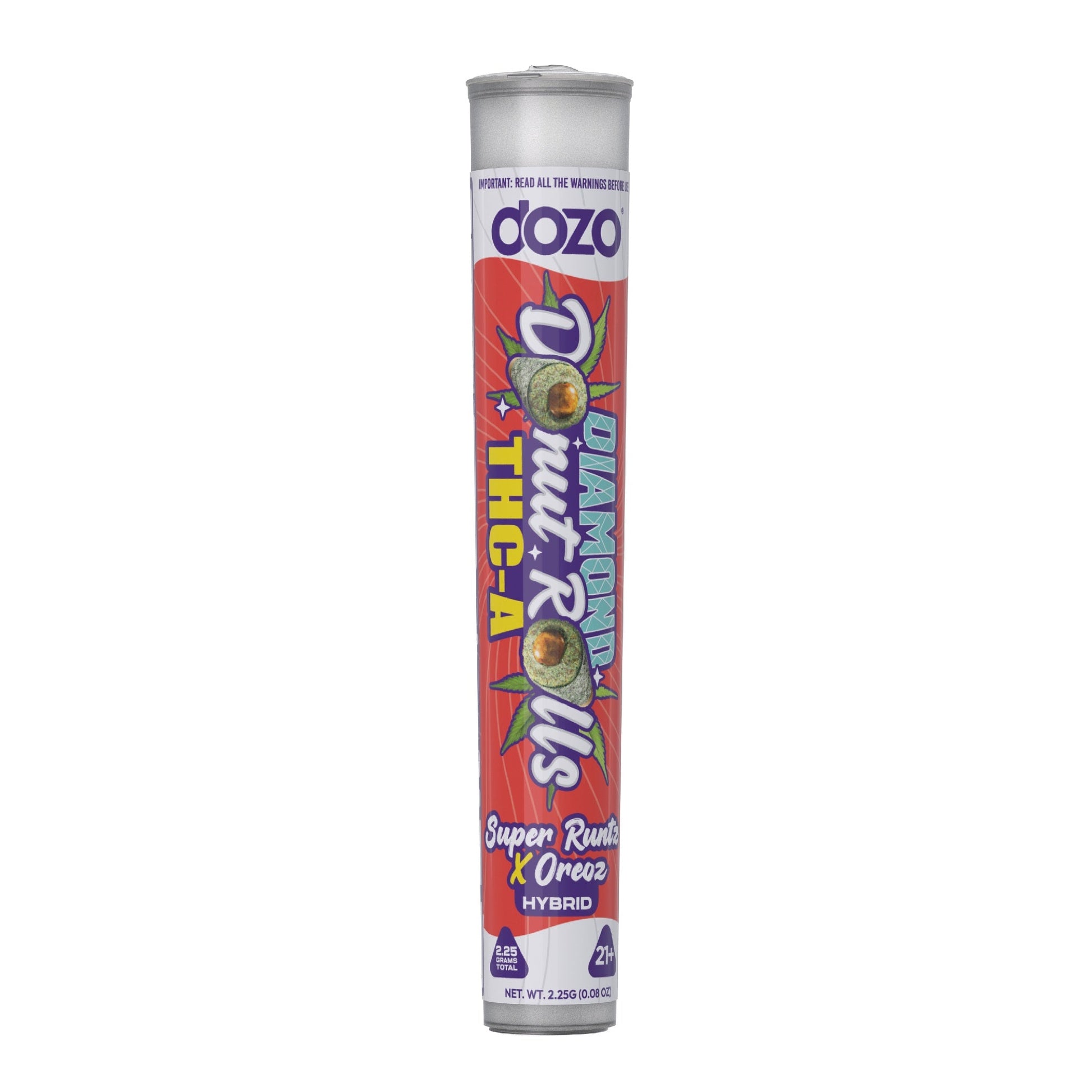 Dozo Diamond THC-A Donut Rolls 2.25g