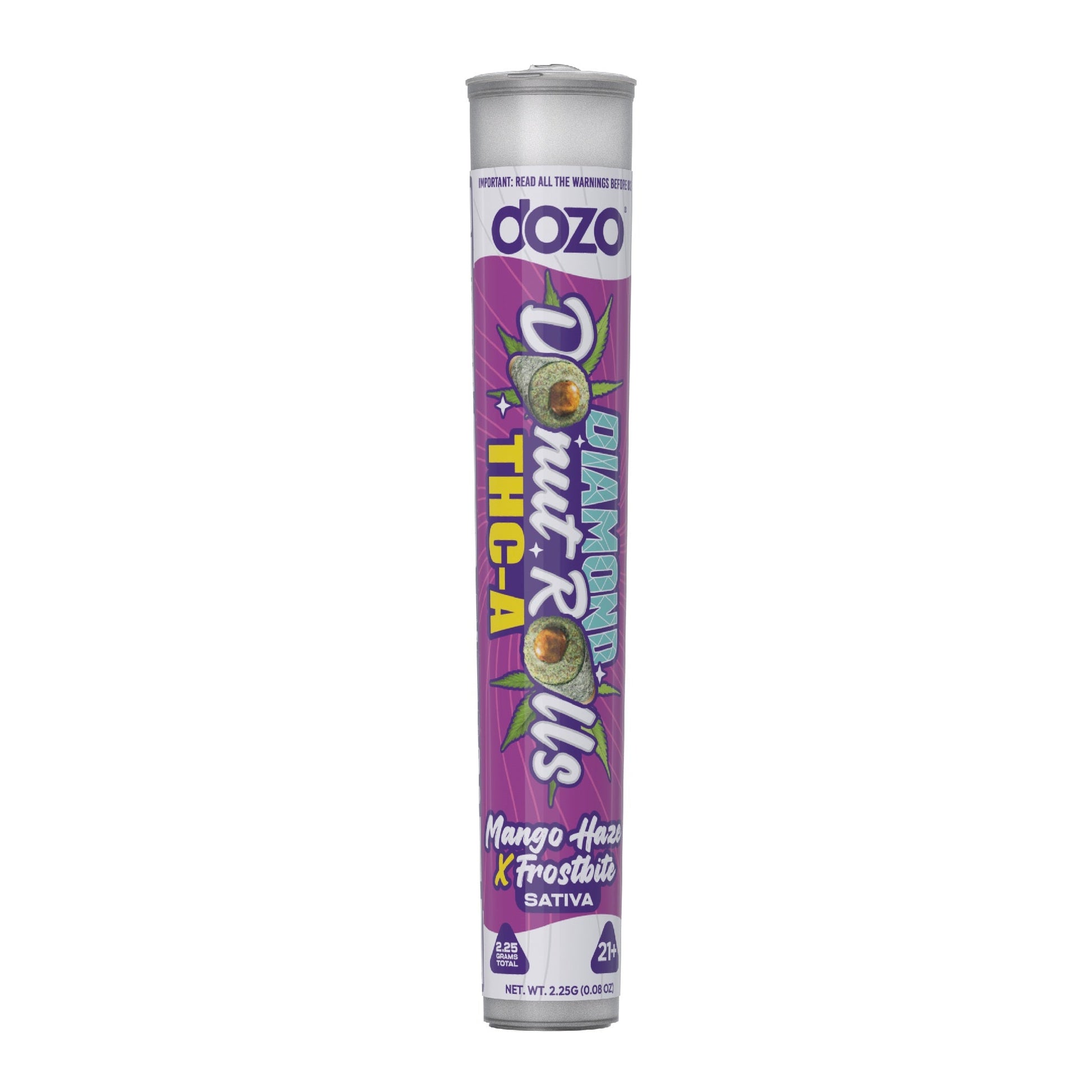 Dozo Diamond THC-A Donut Rolls 2.25g