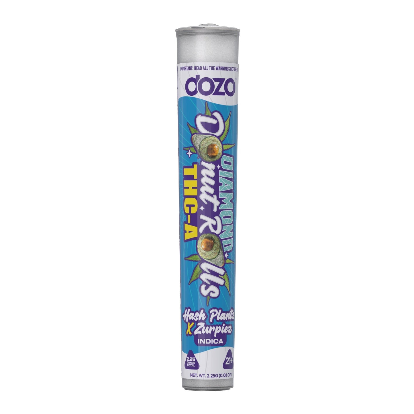 Dozo Diamond THC-A Donut Rolls 2.25g