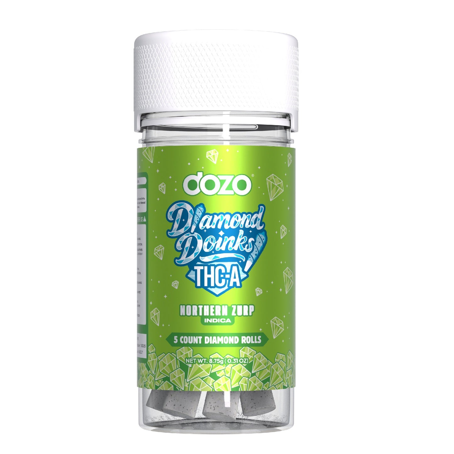 Dozo THC-A Diamond Doinks Pre-Rolls 8.75g 5ct