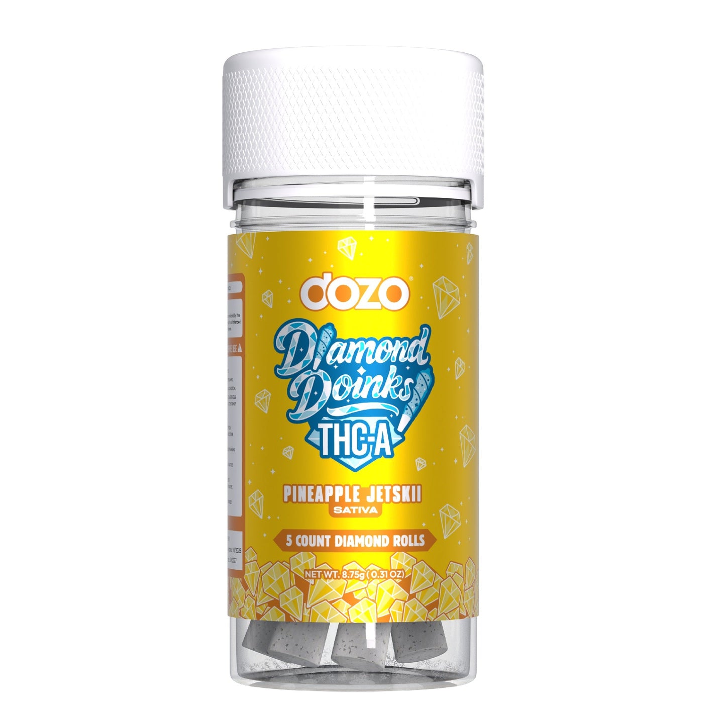 Dozo THC-A Diamond Doinks Pre-Rolls 8.75g 5ct