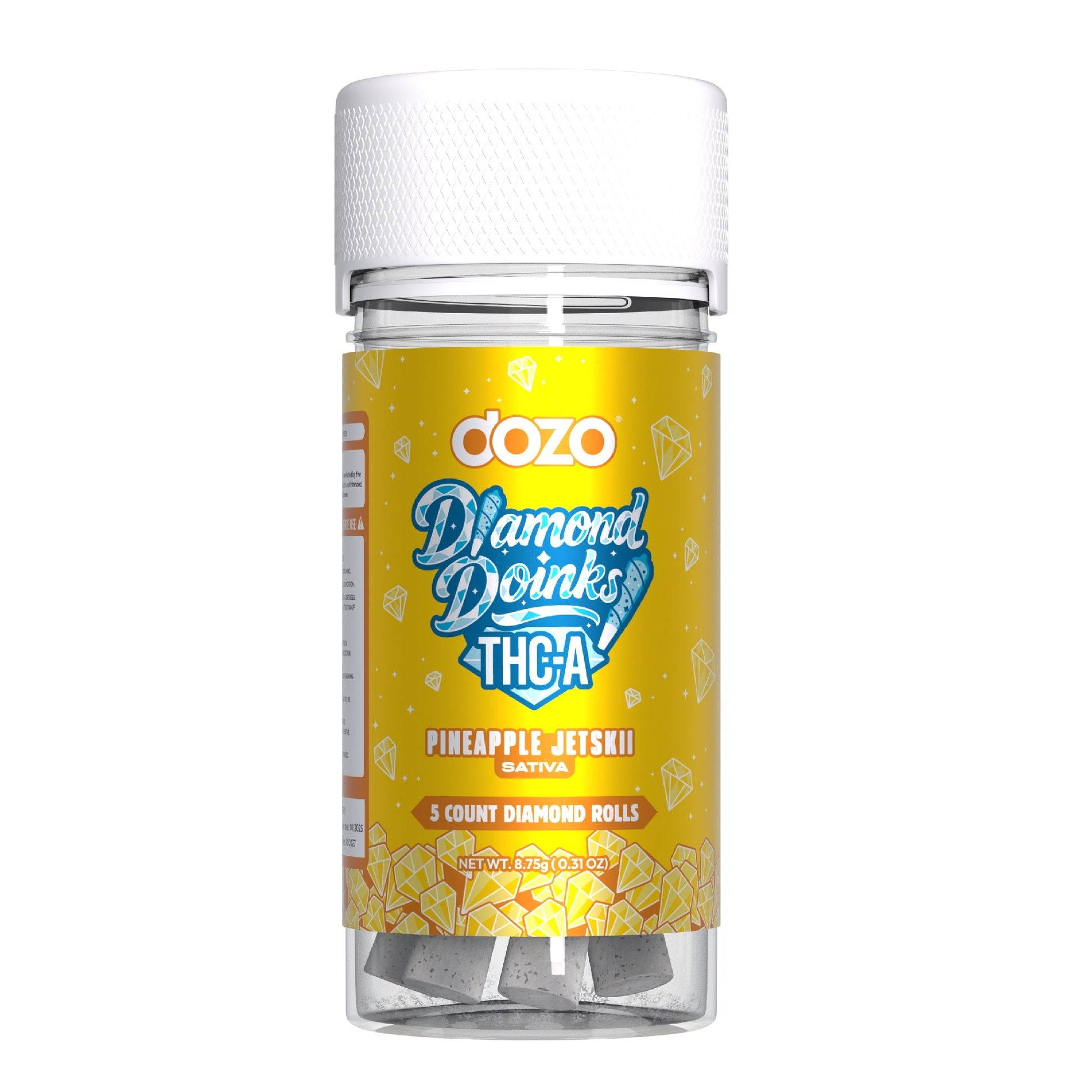 Dozo THC-A Diamond Doinks Pre-Rolls 8.75g 5ct