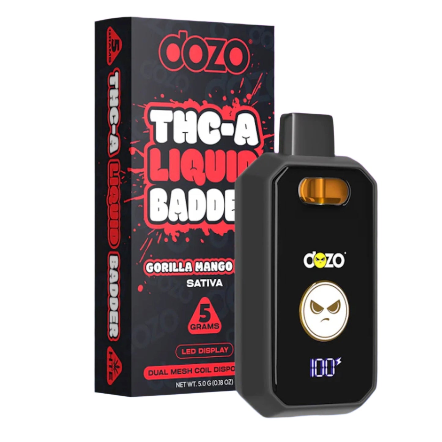 Dozo THC-A Liquid Badder Vaporizer 5000mg