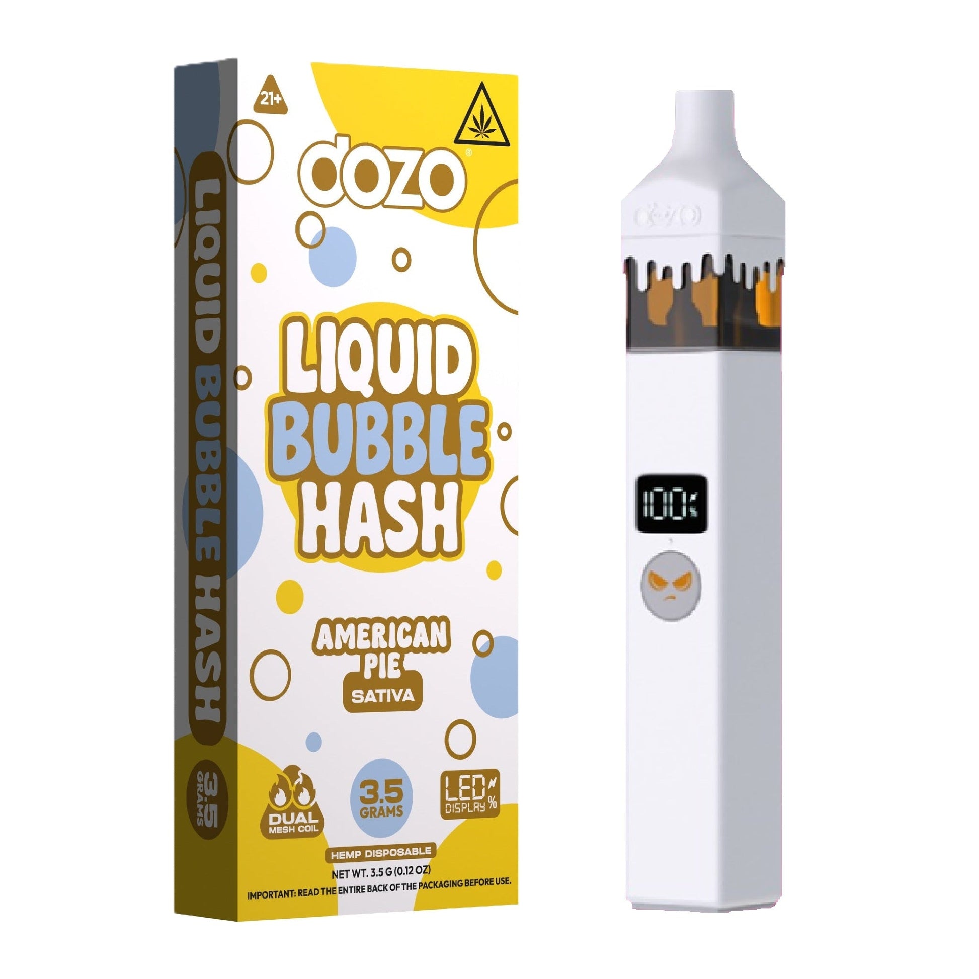 Dozo THC-A Liquid Bubble Hash Vaporizer 3500mg