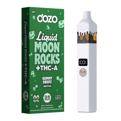 Dozo Liquid Moonrocks THC-A Vaporizer 3500mg