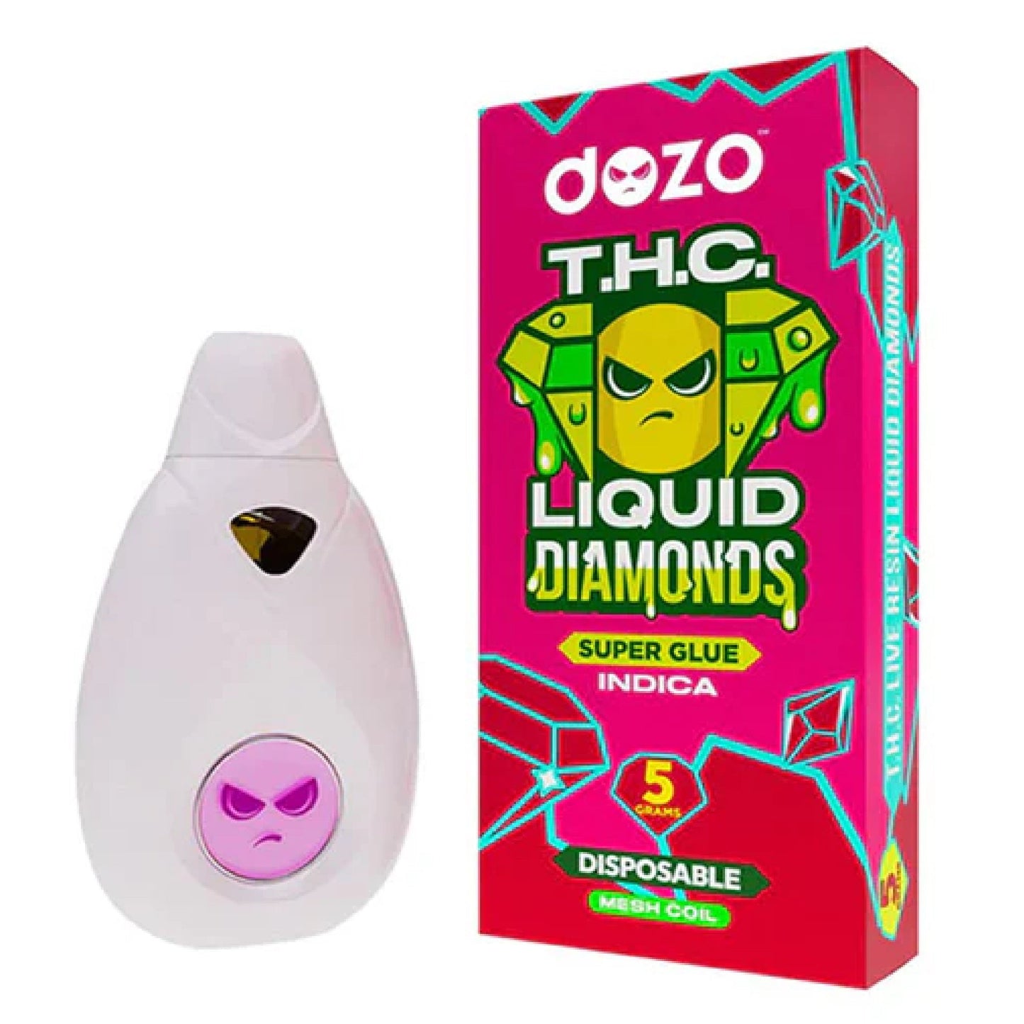 Dozo THC Liquid Diamonds Vaporizer 5000mg