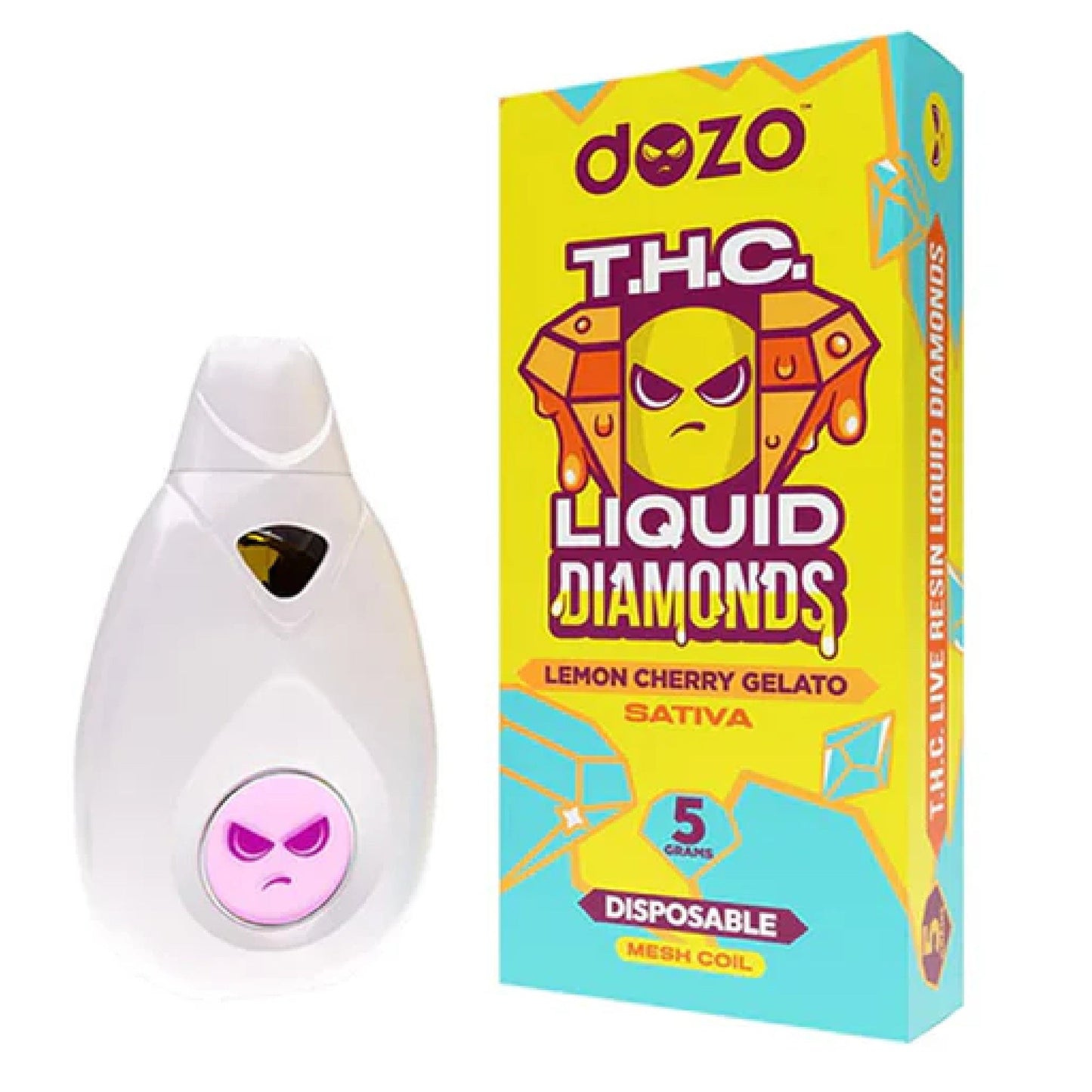 Dozo THC Liquid Diamonds Vaporizer 5000mg
