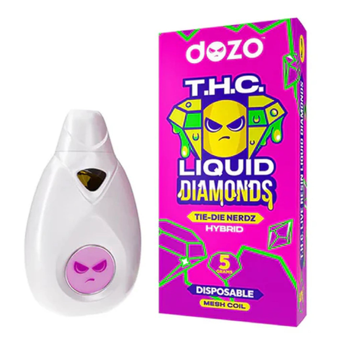 Dozo THC Liquid Diamonds Vaporizer 5000mg