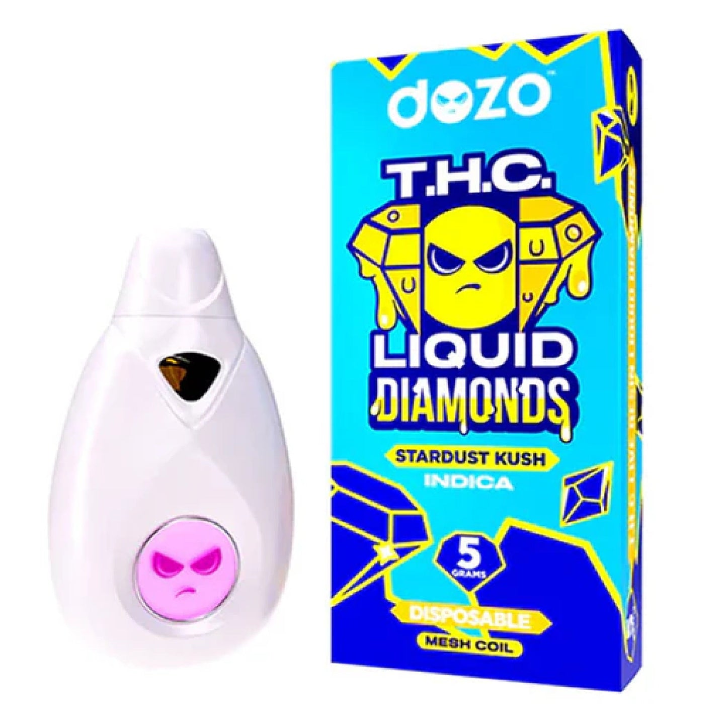 Dozo THC Liquid Diamonds Vaporizer 5000mg