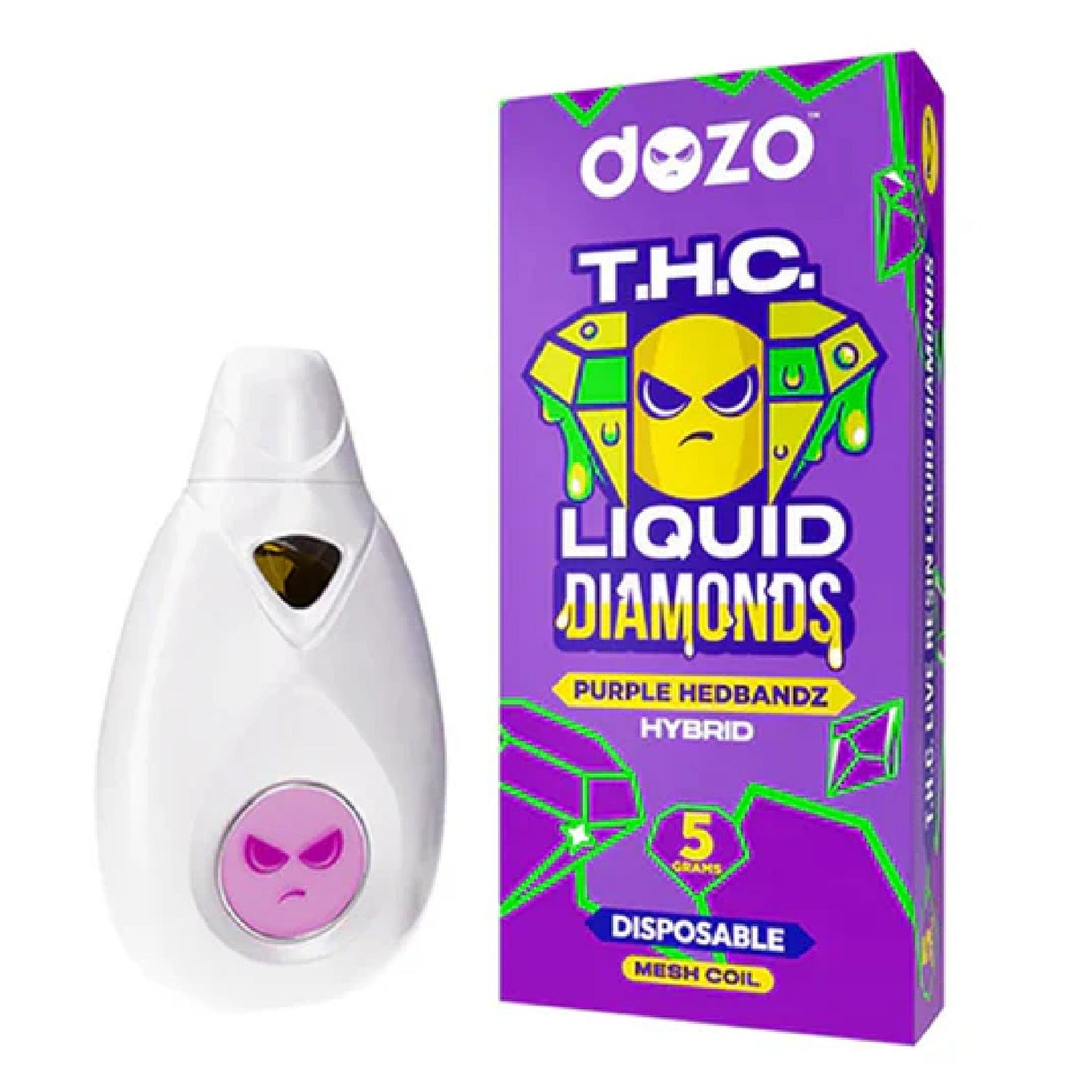 Dozo THC Liquid Diamonds Vaporizer 5000mg