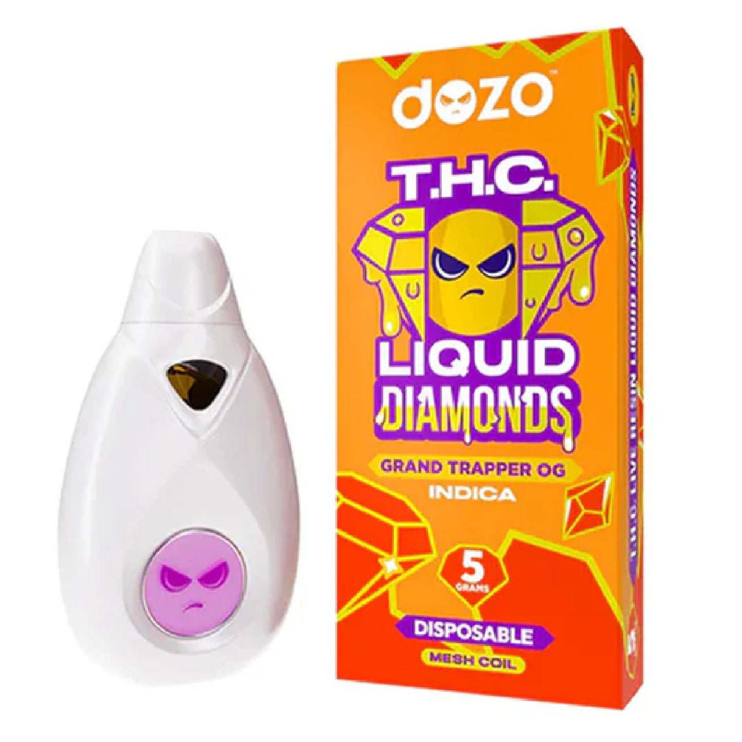 Dozo THC Liquid Diamonds Vaporizer 5000mg