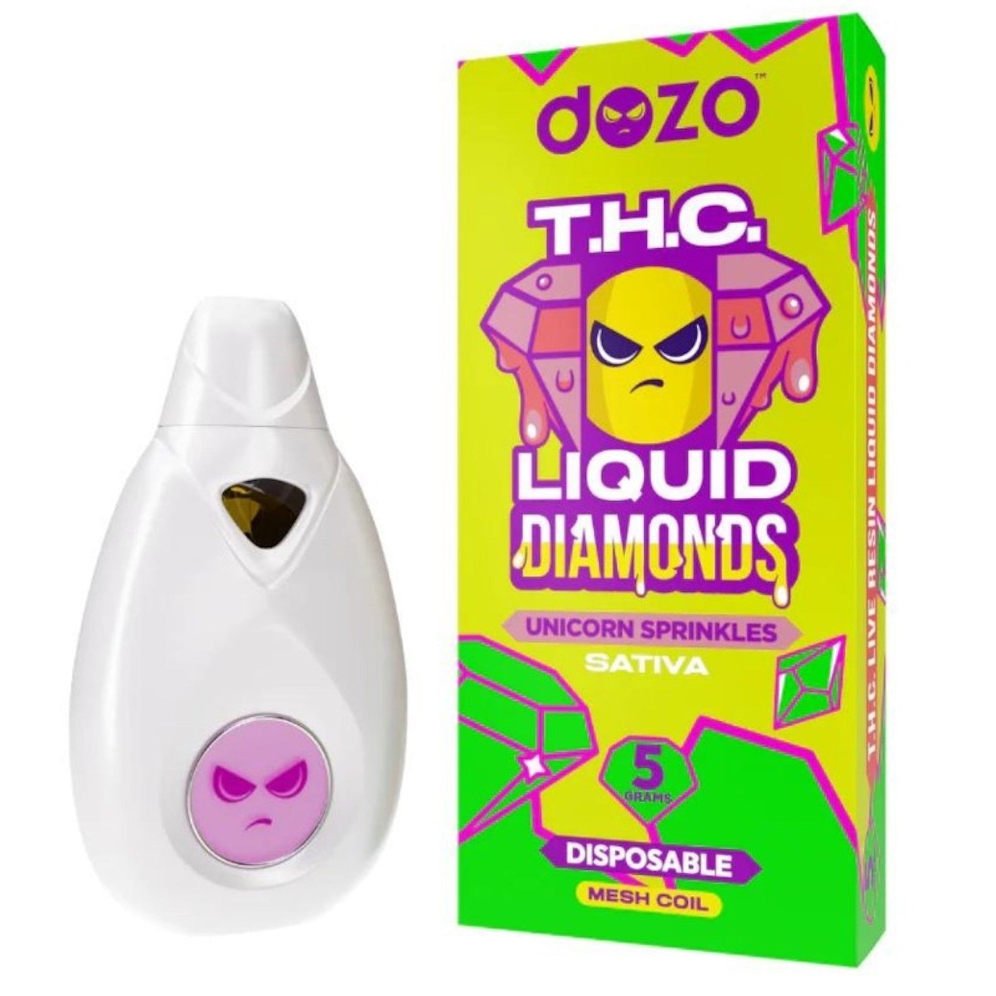 Dozo THC Liquid Diamonds Vaporizer 5000mg