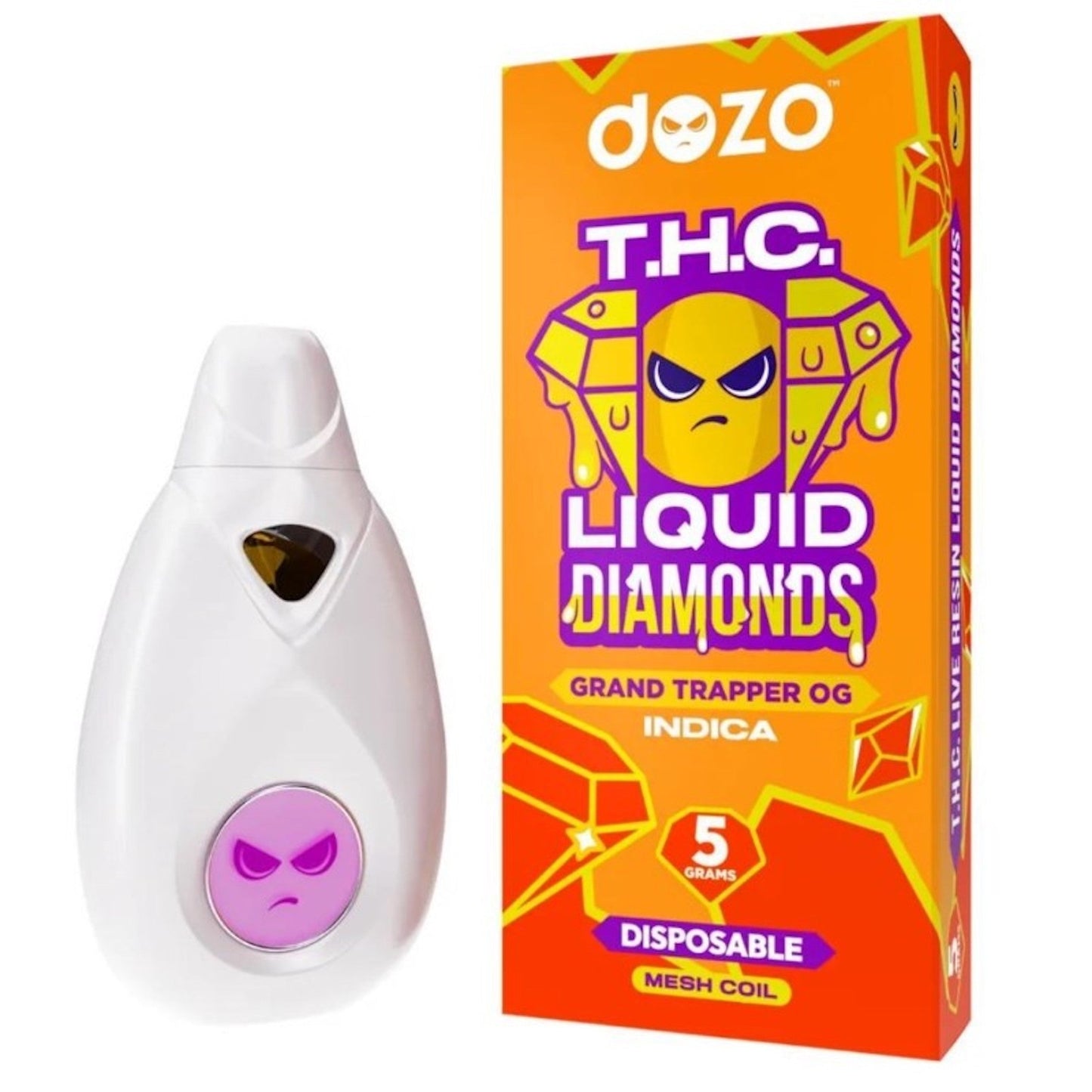 Dozo THC Liquid Diamonds Vaporizer 5000mg