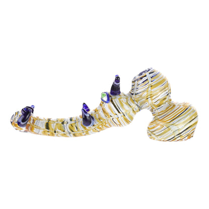 Dragon Tales Glass Bubbler 6in Borosilicate