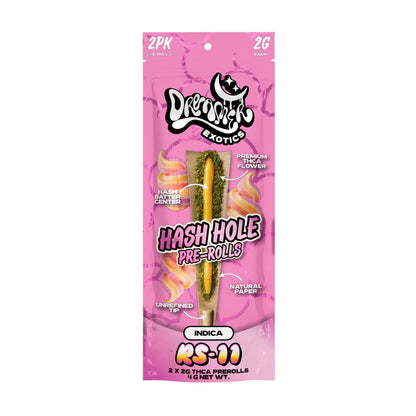 Dreamer Exotic Hash Holes THC-A Pre-Rolls 2g 2ct