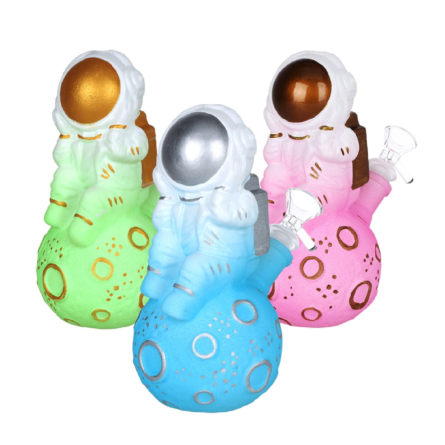 AFG Distribution Dreamy Astronaut Glow In The Dark Bong 7in