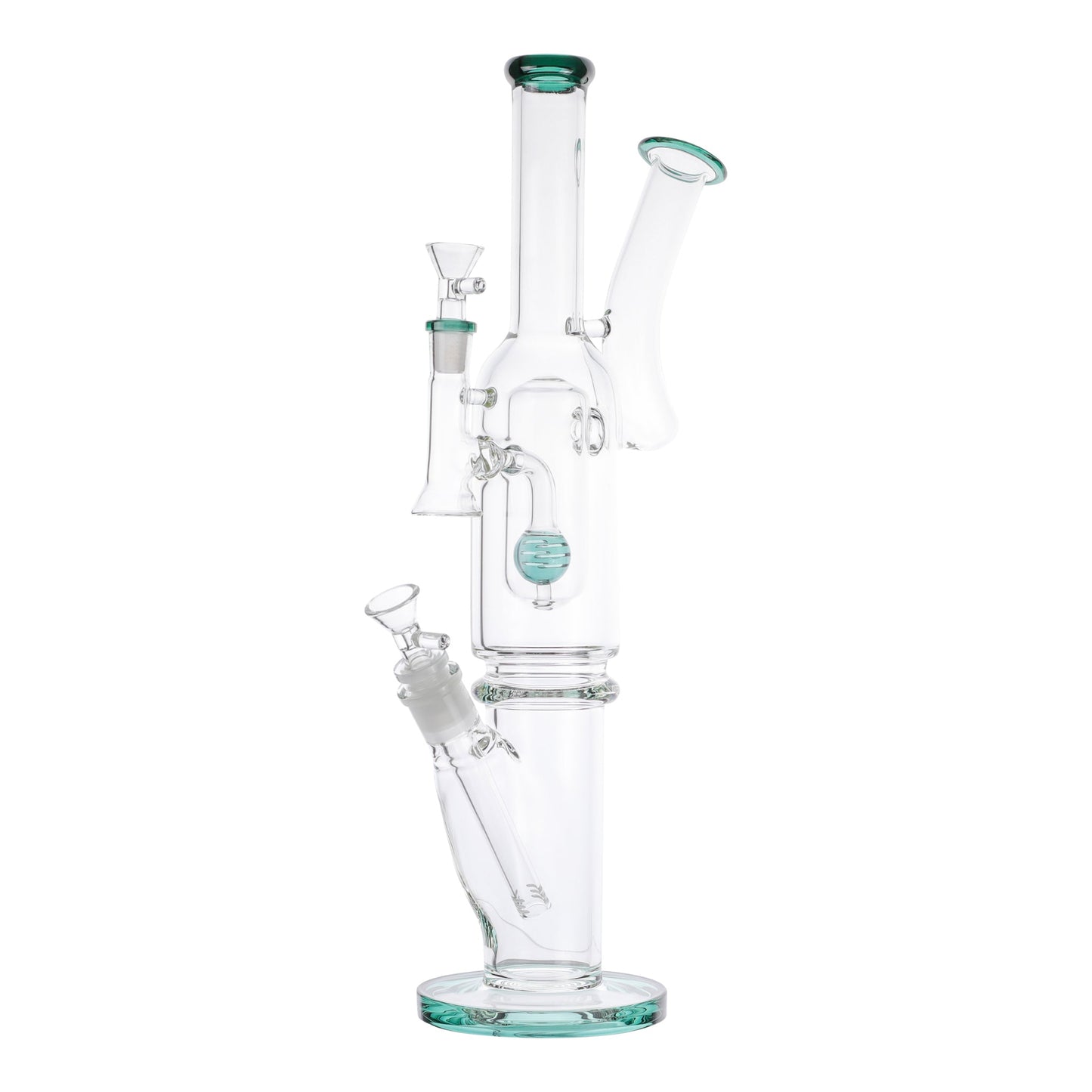 Dual Ultra Percolator Bong 16in Borosilicate Glass
