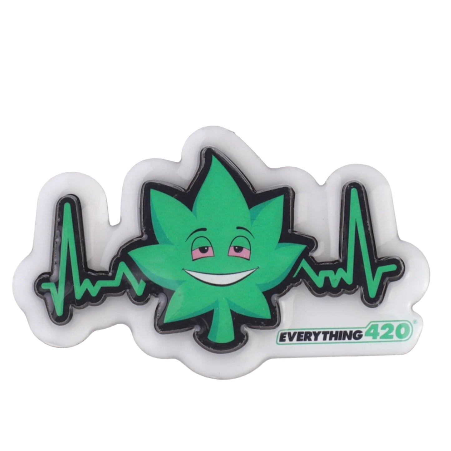 Everything 420 Leaf Line Magnet Decorative Magnetic Vinyl