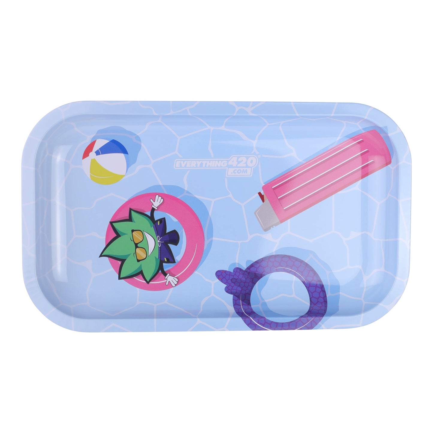 E420 Medium Metal Rolling Tray 10x5in