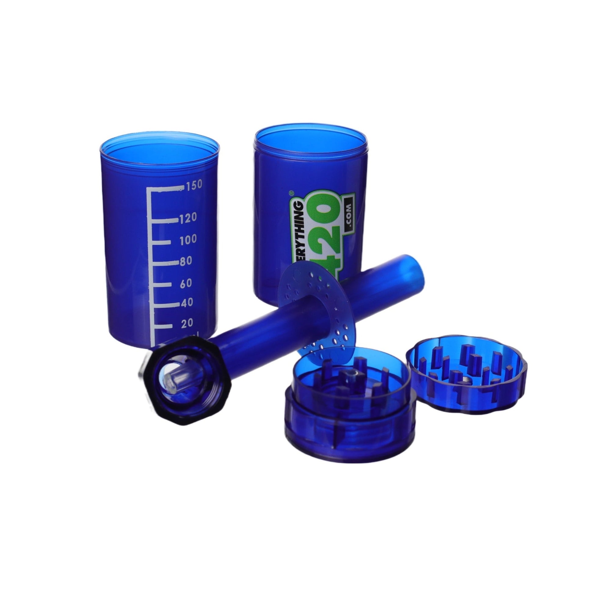 E420 Out Of My Grind 8in Plastic 3 In 1 Grinder Jar Pipe
