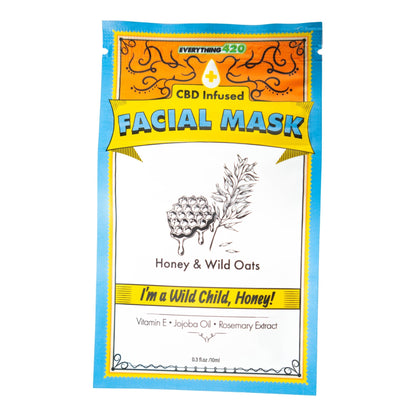 Vesl Oils E420 Premium CBD Facial Mask 2 Pack Honey Papaya