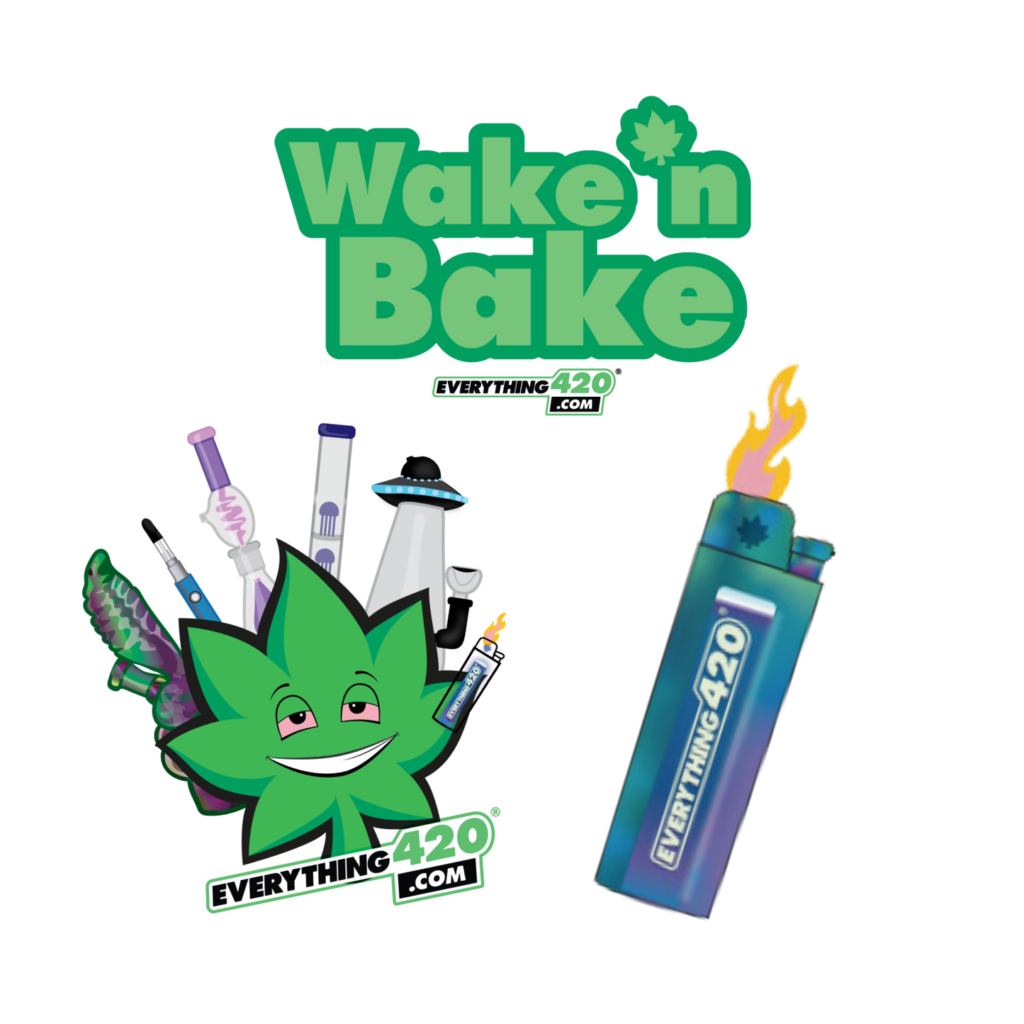 Everything 420 Stickers 3 Pack