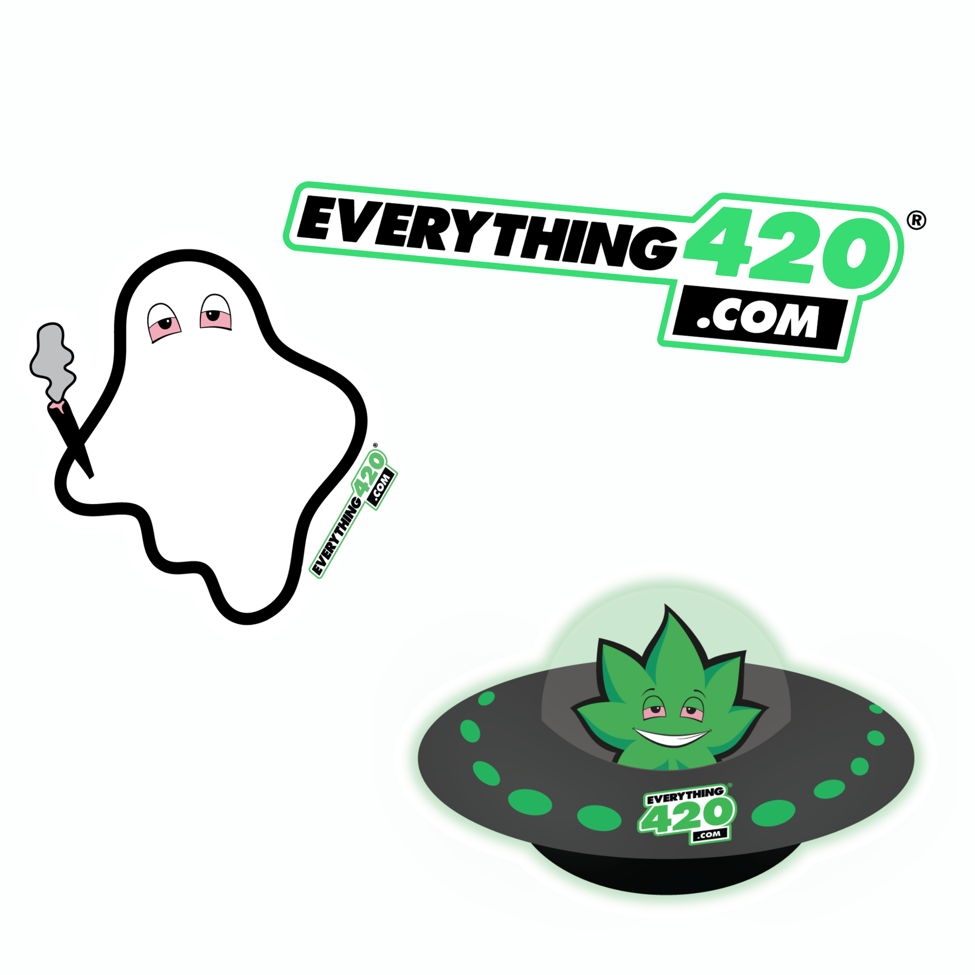 Everything 420 Stickers 3 Pack