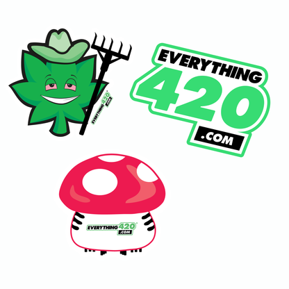 Everything 420 Stickers 3 Pack