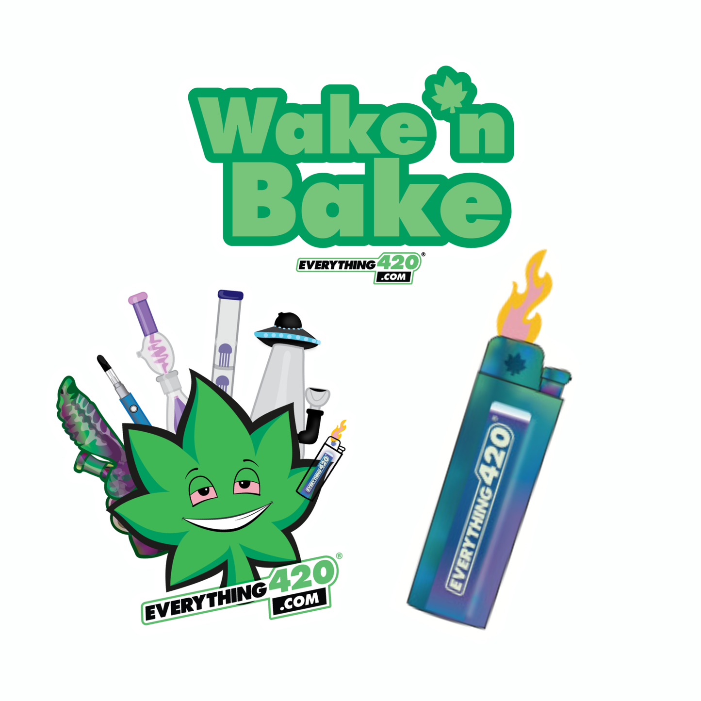 Everything 420 Stickers 3 Pack