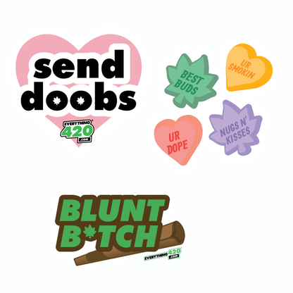 Everything 420 Stickers 3 Pack