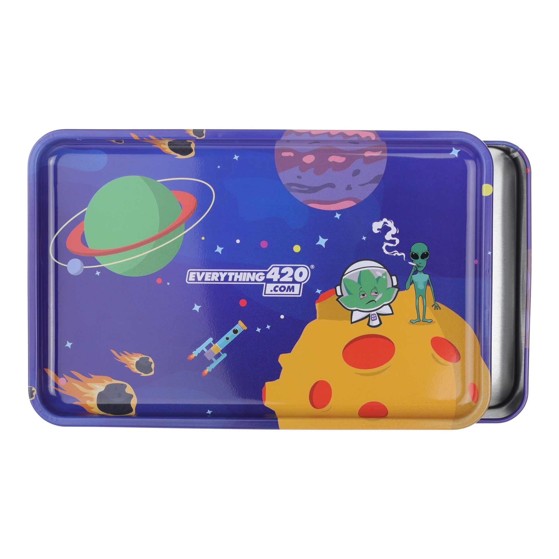 E420 Syndicase 5-Inch Metal Herb Storage Tin