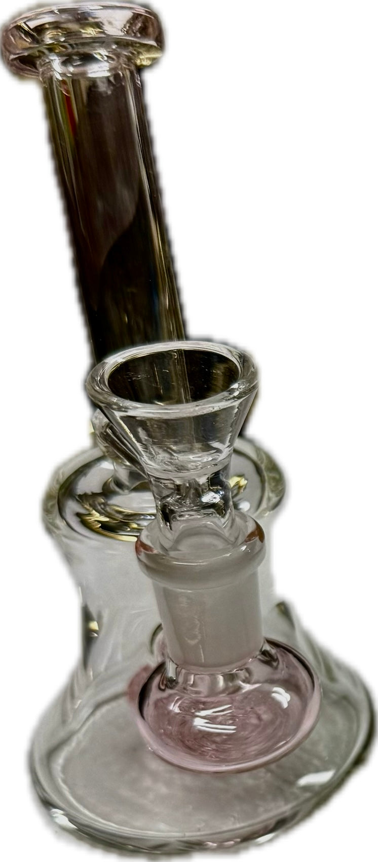 Ripkitty 7” Conical Bong Percolator Color Shower with 14mm Male Bowl
