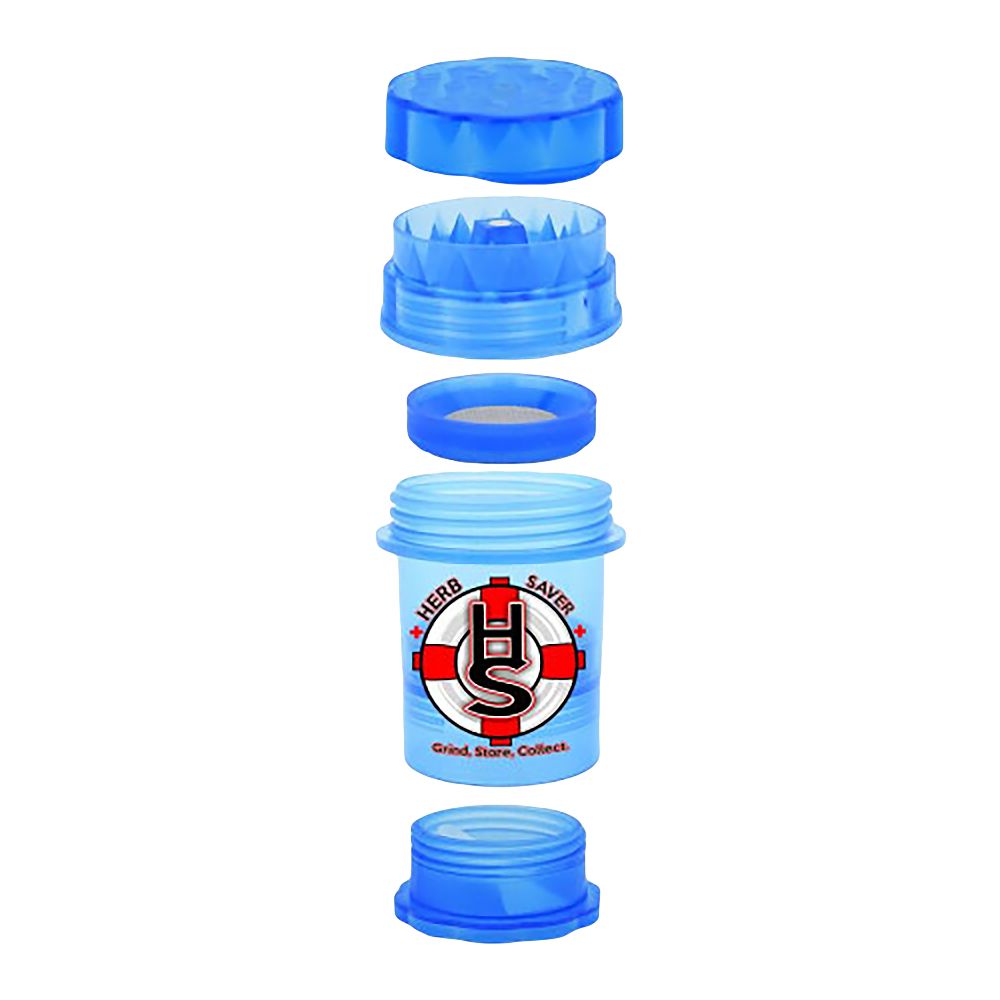 HerbSaver Mini Grinder - 2.5" x 1.5" / 4pc / 12ct