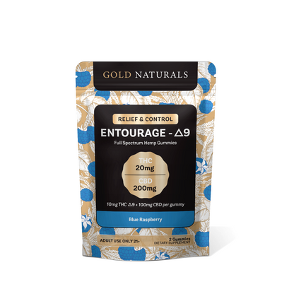 Gold Naturals Entourage Δ9 Gummy