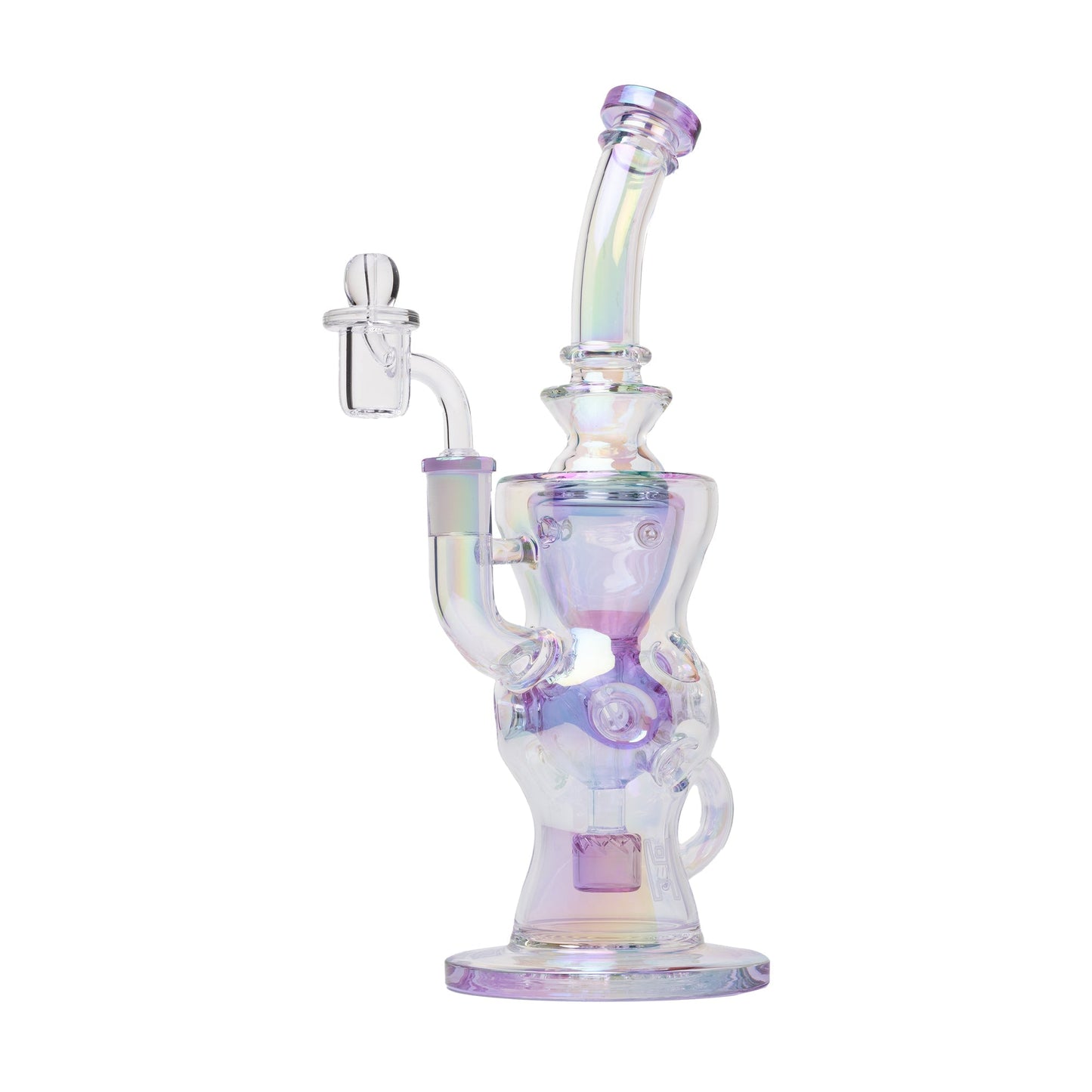 Human Grade 11.5" Swiss Incycler Glass Water Pipe